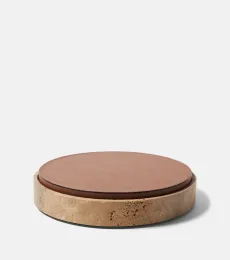 Giza Large marble and leather box Giza Large marble and leather box