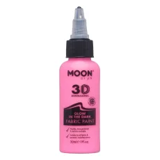 Glow in the Dark 3D Fabric Paint, Pink Glow in the Dark 3D Fabric Paint, Pink