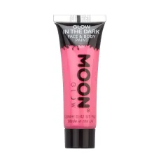Glow in the Dark Face Body Paint, Pink Glow in the Dark Face Body Paint, Pink