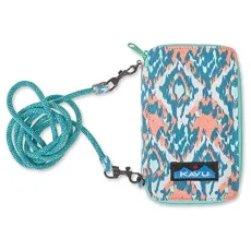Go Time Bi-Fold Crossbody Wallet with Rope Strap, Beach Paint Go Time Bi-Fold Crossbody Wallet with Rope Strap, Beach Paint