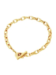 Gold C Link Chain Flex Bracelet - Gold Gold C Link Chain Flex Bracelet - Gold