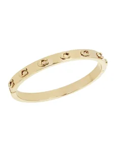 Gold C Logo Hinged Bangle - Gold Gold C Logo Hinged Bangle - Gold