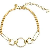 Gold Circle Chain Bracelet - Gold Gold Circle Chain Bracelet - Gold