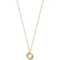 Gold Circle Link Pedant Necklace - Gold Gold Circle Link Pedant Necklace - Gold