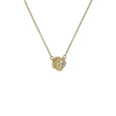 Gold Florita Crystal Flower Necklace - 49cm Gold Florita Crystal Flower Necklace - 49cm