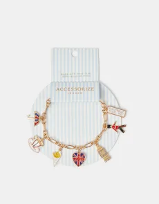 Gold London Charm Bracelet Gold London Charm Bracelet