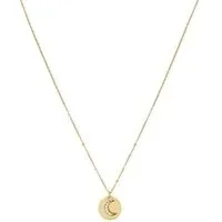 Gold Moon Coin Necklace - Gold Gold Moon Coin Necklace - Gold