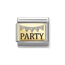Gold Party Charm Gold Party Charm
