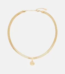 Gold-plated chain necklace