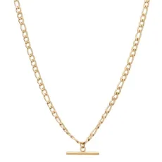 Gold T-Bar Chain Necklace - 45cm Gold T-Bar Chain Necklace - 45cm