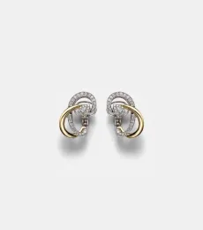 Golden Strada 18kt gold earrings with diamonds Golden Strada 18kt gold earrings with diamonds
