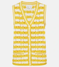 Goldie Watson cotton crochet vest Goldie Watson cotton crochet vest