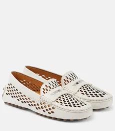 Gommino cutout leather driving shoes Gommino cutout leather driving shoes