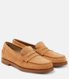 Gommino suede penny loafers Gommino suede penny loafers