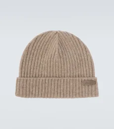 Gorro acanalado de cachemir Gorro acanalado de cachemir