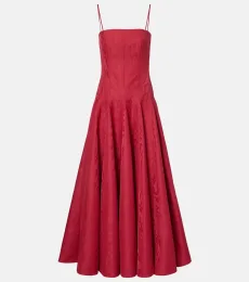 Gracia pleated moirà mikado bustier dress Gracia pleated moirà mikado bustier dress
