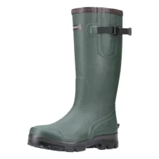 Grange Buckle Fastening Wellington Boot Mens Green