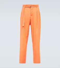 Grant high-rise wide-leg wool pants Grant high-rise wide-leg wool pants