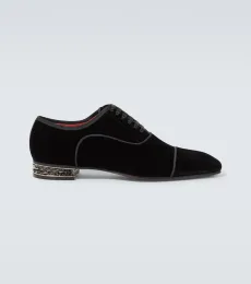 Greggyrocks velvet Oxford shoes Greggyrocks velvet Oxford shoes