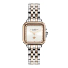 Grosvenor North Star Silver Rose-Gold Watch
