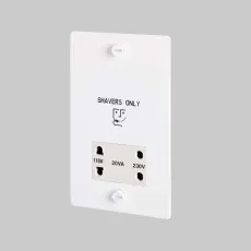 GSC-14173 Shaver Socket Switch + Socket White GSC-14173 Shaver Socket Switch + Socket White