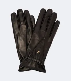Guantes de piel con VLogo Guantes de piel con VLogo