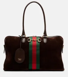 Gucci Borsetto Large suede duffel bag Gucci Borsetto Large suede duffel bag