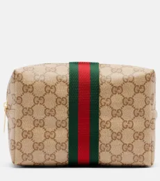 Gucci Essence Classic GG canvas makeup bag Gucci Essence Classic GG canvas makeup bag