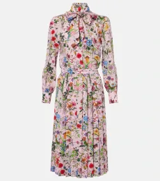 Gucci Flora silk shirt dress Gucci Flora silk shirt dress