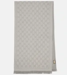 Gucci GG wool jacquard scarf Gucci GG wool jacquard scarf