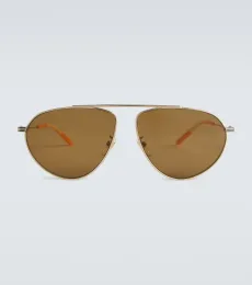 Gucci Metal frame aviator sunglasses