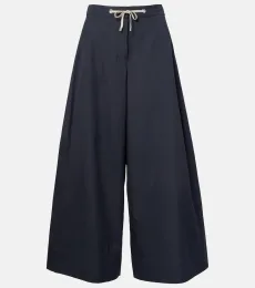 Gufo cotton poplin wide-leg pants Gufo cotton poplin wide-leg pants