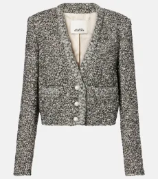 Gwendoline cropped tweed blazer
