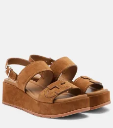 H703 suede platform sandals H703 suede platform sandals
