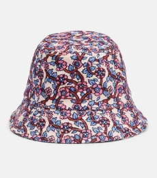Haley printed cotton bucket hat