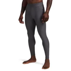 Halo Bonded Auxetic Mens Leggings Castlerock / Castlerock / Reflective Gray