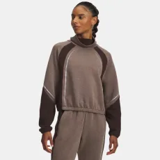 Halo Cold Weather Women's Long Sleeve Mock Kona Brown Reflective Halo Cold Weather Women's Long Sleeve Mock Kona Brown Reflective