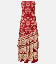 Haras printed tiered maxi dress Haras printed tiered maxi dress