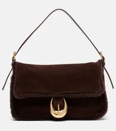 Harlow Medium suede shoulder bag Harlow Medium suede shoulder bag