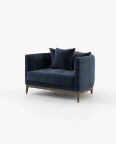 HAROLD Armchair Vienna Deep Blue HAROLD Armchair Vienna Deep Blue
