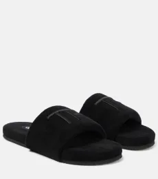 Harrison embroidered slides Harrison embroidered slides