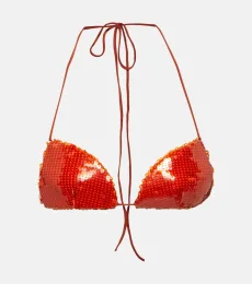Haut de bikini à sequins Haut de bikini à sequins