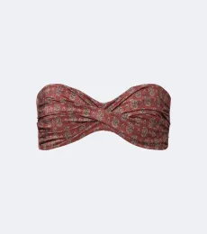 Haut de bikini bandeau à imprimé Haut de bikini bandeau à imprimé