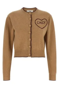 Heart intarsia cardigan