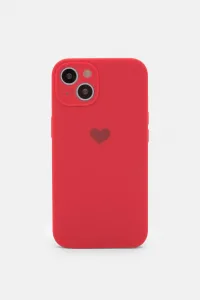Heart Iphone Case - Red Heart Iphone Case - Red