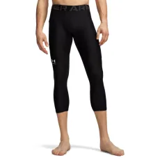 HeatGear Mens ¾ Leggings Black / White XXL HeatGear Mens ¾ Leggings Black / White XXL