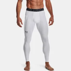 HeatGear? Mens Leggings White / Black