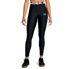 HeatGear Rib Womens Leggings Black / Black / White HeatGear Rib Womens Leggings Black / Black / White