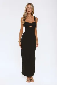 Heatwave Honey Maxi Dress Black Heatwave Honey Maxi Dress Black