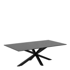 Heaven Coffee Table In Black With Ceramic Top